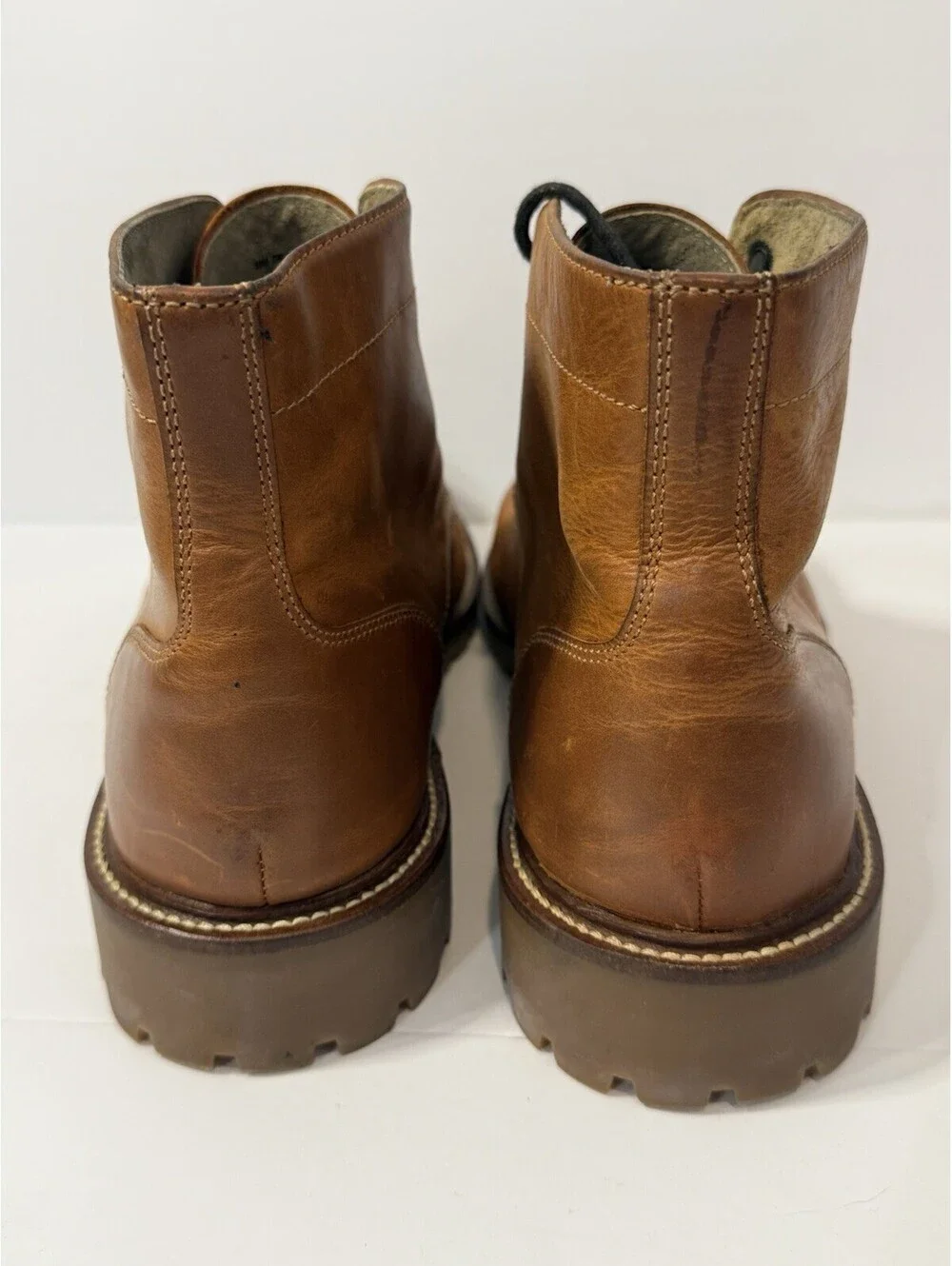 Banana Republic Ortho Chukka Leather Moc Toe Boots Brown Men’s Size 8